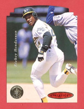 1995 UPPER DECK SP CHAMPIONSHIP SRS Rickey Henderson SP DIECUT VARIANT CARD #178