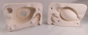 VINTAGE 1963 WOOD TEXTURED DUCK DISH DUNCAN CERAMIC MOLD ITEM # 104 - Picture 1 of 4