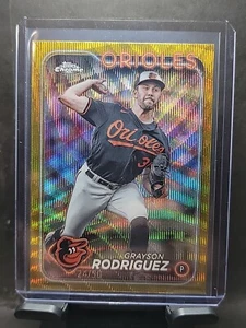 2024 Topps Cromo - Grayson Rodriguez Gold Wave Refractor/50 - Orioles - Imagen 1 de 6