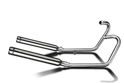 Silenciadores de nariz de toro de acero inoxidable de 21" para escape completo Triumph Bonneville Bobber 2-2 Foto 1 de 3