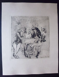 gravure cirque Roger Wild "les Saltimbanques" - Picture 1 of 1