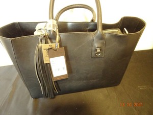 blue patent bolsa