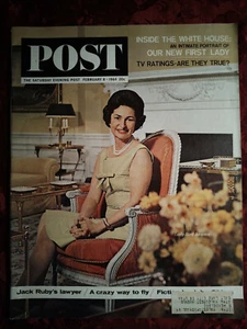 Saturday Evening POST February 8 1964 PAULA PRENTISS JOHN O'HARA BOBBY FISCHER - Imagen 1 de 1