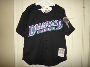 Luis Gonzalez 1999 Diamondbacks Mitchell & Ness Men's Button Front BP Jersey - Picture 1 of 8