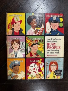 Joe Kaufman's BOOK about Busy People & how they do their work Golden illustrated - Picture 1 of 4