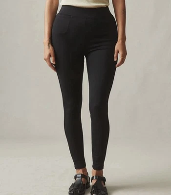 American Giant Black Ponte Slim Leggings Pants Womens Sz 14 Soft Comfort Stretch - Image 1 of 4