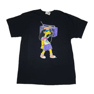 NEW The Simpsons Graphic Black T-Shirt Otto Mann Size L - Picture 1 of 5