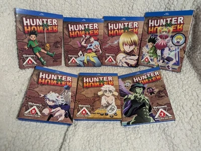 Hunter X Hunter Volume 1-7 1 2 3 4 5 6 7 Blu-ray Opened Complete CIB with Extras Foto 1 de 4