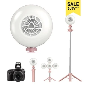 LED Selfie Light 10W with Tripod Stand and Phone Holder for Photo Vlogging SANSI - Picture 1 of 22