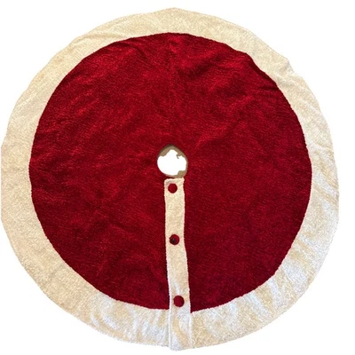 Vintage Dan Dee Christmas Tree Skirt Santa’s Coat 52” - Image 1 of 4