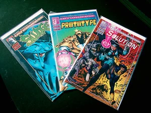 LOTE DE 3, ULTRAVERSE SLUDGE #1, PROTOTIPO #1, SOLUCIÓN #1 CÓMICS MALIBU VER FOTOS - Imagen 1 de 5