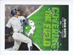 2024 Topps Series 2 #CTF-16 JUAN SOTO New York Yankees Covering The Field Insert - Bild 1 von 2
