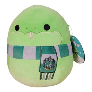 Peluche morbido Squishmallow Harry Potter Casa di Hogwarts Serpeverde Serpente 8 pollici nuovo - Foto 1 di 13