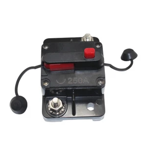 Portafusibile interruttore in linea audio auto 250A protezione 12-48V CB09-250A - Foto 1 di 3