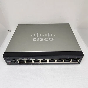 Cisco SG250-8 PoE 8 Ports Gigabit Smart Switch - Picture 1 of 4
