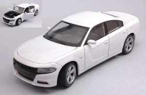 Modellino auto scala 1:24 DODGE CHARGER RT diecast modellismo statico bianco - Foto 1 di 1