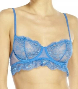 Catherine Malandrino Women's Longline Lace Demi Bra - 32D - Picture 1 of 2