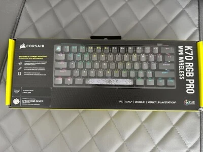 Corsair K70 RGB Pro Mini 60% Wireless Keyboard Mint /w Speed & Brown Switch Kit - Image 1 of 4
