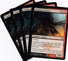 MTG: Return to Ravnica: Cryptborn Horror X 4