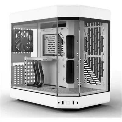 HYTE Y60 Modern Dual Chamber Panoramic Tempered Glass ATX Computer Gaming Case - Image 1 of 4