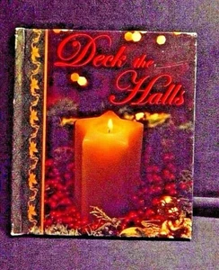 DECK THE HALLS CHRISTMAS BOOK UNDATED HARD COVER BOOK - Imagen 1 de 6
