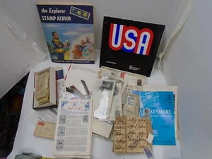 NACHLASS SAMMLERPOSTEN Vintage Alben lose Umschläge Briefmarken Bücher USA Ausland - Bild 1 von 21