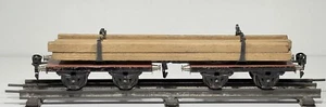 Märklin Spur 0 Blech Holztransporter gebraucht ohne OVP - Picture 1 of 10