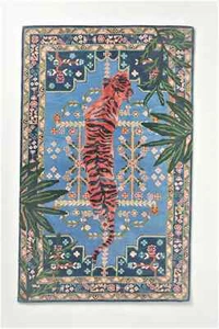 Bengal Tiger Rug Hand Tufted Area Rugs for Bed Room Rugs for Living Room, Kids - Picture 1 of 7