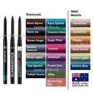 AVON Diamonds or Metallic Glimmerstick / Glimmer Retractable Eye Liner Eyeliner - Picture 1 of 9