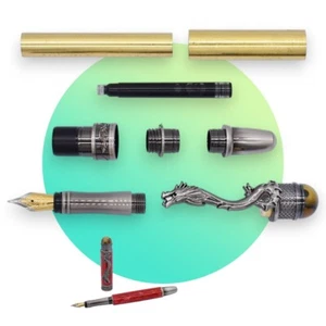 Tyzack Loong (Drache) Füllfederhalter Set - Gun Metal Polish LD4 - Bild 1 von 3