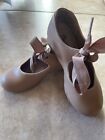 Dance++Shoes+Size++9.5+Toddler+Theatricals+T9015C+Tan+Tap+With+Box+Worn+Once