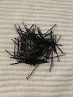 SALE Lot of Over 130 Pieces of Black Standard Bobby Hair Pins, 2 inch, Pre-Owned