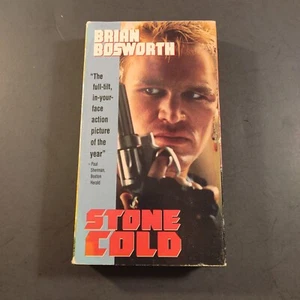 Stone Cold VHS 1991 Brian Bosworth Lance Henriksen William Forsythe klassischer Film - Bild 1 von 2