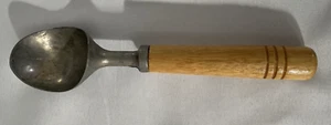 Vintage Eisportionierer Aluminium mit Holzgriff Made in Taiwan - KEIN KUNSTSTOFF! - Bild 1 von 5