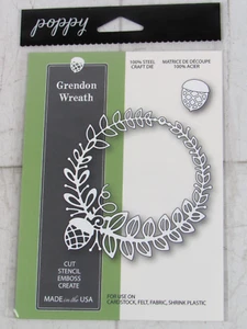 Troquel artesanal de acero con sello de amapola, corona de Grendon, 1155 - Imagen 1 de 2