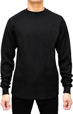Access Men's Heavyweight Long Sleeve Thermal Crew Neck Top - Image 1 of 4