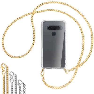 Collana (Catena in metallo) per LG G8S ThinQ Cover protettiva Custodia  cordino - Immagine 1 di 4