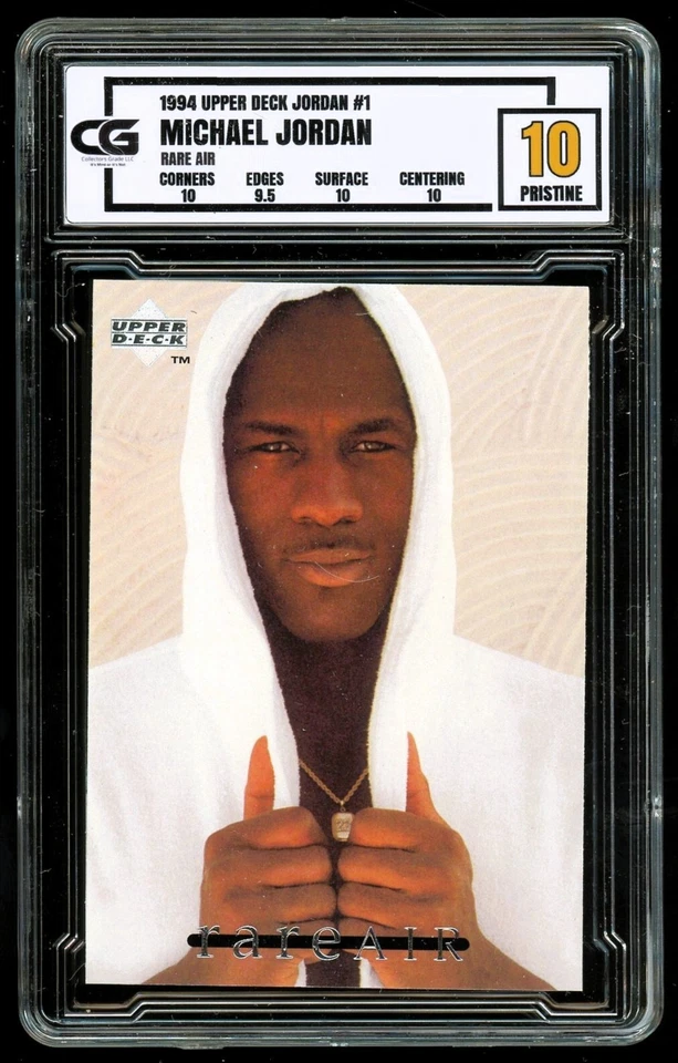 1994 Upper Deck RARE AIR #1 ~ Michael Jordan ~ GRADED CG 10 PRISTINE - Image 1 of 2