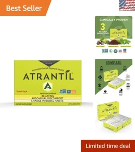 Leichter Reiserucksack zur Linderung von Blähungen & Bauchmuskeln - 20 praktische Tabletten - Bild 1 von 8