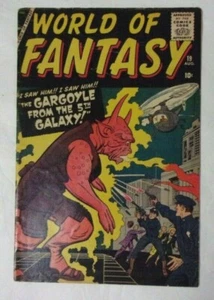 WORLD OF FANTASY #19 NICE VG+ 1959 LAST ISSUE KIRBY COV,IRON HULK,DELUGE,DITKO - Picture 1 of 3
