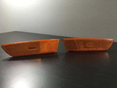 Lentes de luz de para-choque de canto direito+esquerdo âmbar Infiniti G35 Coupe fabricante de equipamento original 03-07 - Imagem 1 de 4