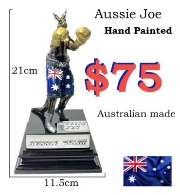 Boxing Kangaroo Aussie Joe Animal Statue Ornament 21 Cm Boxer Shorts Statue - image 1 of 4