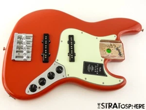 Fender Player Plus Active Jazz J Bass V 5 LOADED BODY, Noiseless Fiesta Red - Picture 1 of 2