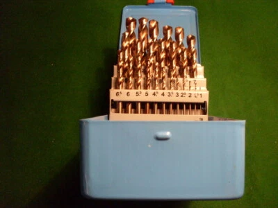 HSSE-Co5%  Edelstahlbohrer Set 19/25/50/41tlg. Stahl Metallbohrer Satz Kassette - Bild 1 von 4