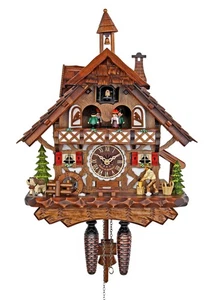 Engstler Quartz Cuckoo Clock - The Busy Woodchopper AH 4491 QMT NEW - Picture 1 of 1