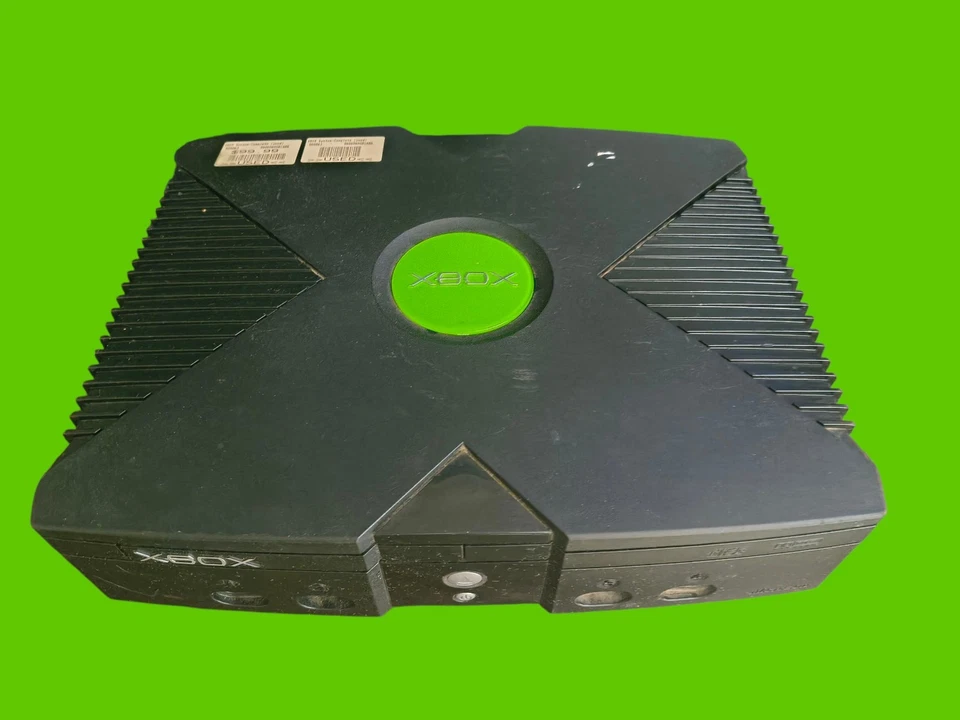 Original Microsoft Xbox Console Only . Tested  OG  X Box Retro   - Image 1 of 4