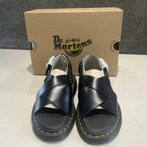 Dr. Martens Unisex Sandals Zane Brando Black 30765001 Size Uk 5 New In Box - Picture 1 of 9