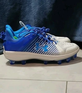 Under Armor Yard Low, Fußballschuhe, blau Herrengröße 8,5 blau weiß - Bild 1 von 6