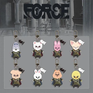 Kpop Stray Kids FORCE Cartoon Cute Keychain Acrylic Bag Charm SKZ Felix - Picture 1 of 10