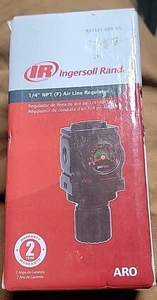 Ingersoll Rand R37121-600-VS Air Regulator 1/4" NPT w/ Gauge  250 psi Max Inlet - Picture 1 of 6